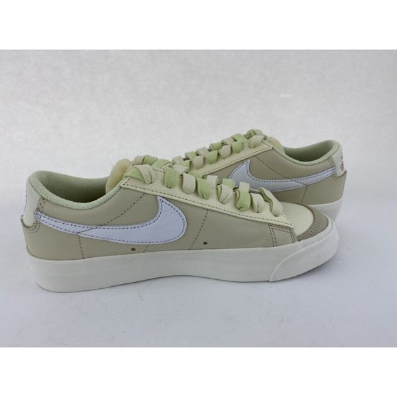Nike Blazer Low '77 Sea Glass Women's Sneakers Shoes Beige Green DM7186 011 - Picture 9 of 12